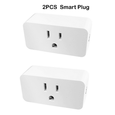 Smart Plug Smart Socket Remote Control Plugs WiFi Outlet Compatible with Alexa and Google Home, Remote Control with App, 2PCS