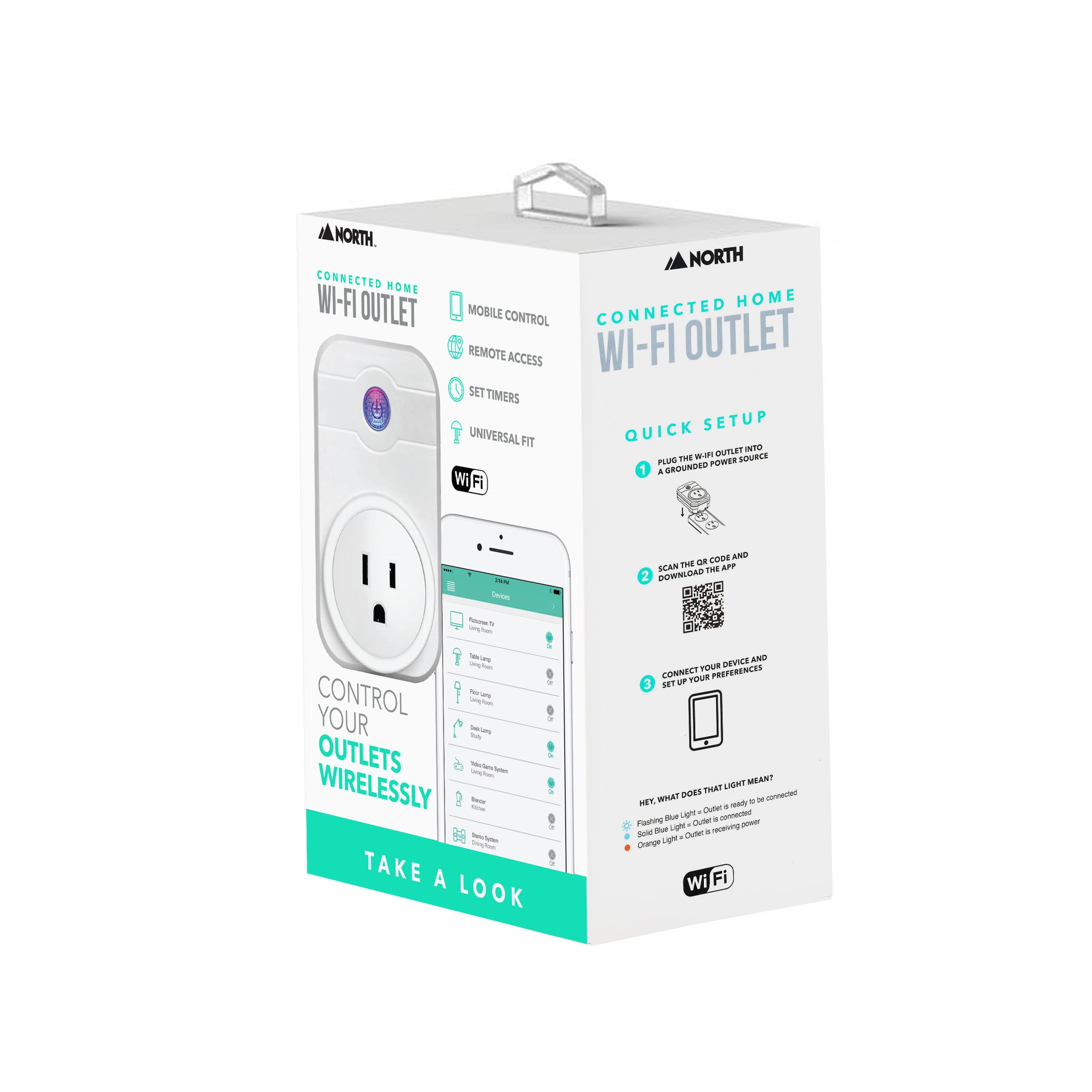 Jonathan Y Smart Plug WiFi Remote App Control for Lights Appliance