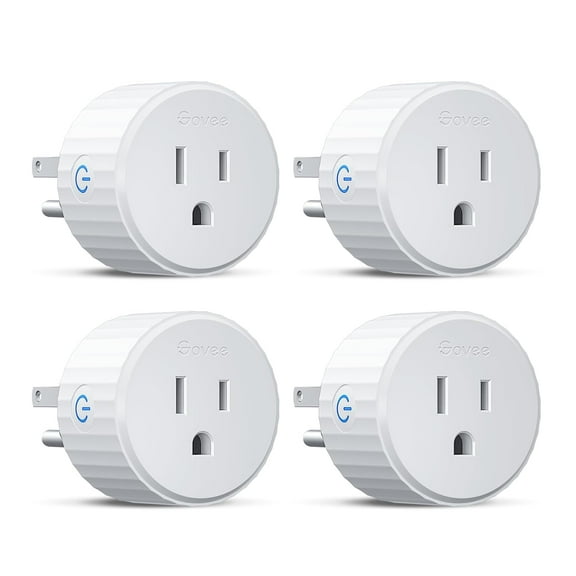 Smart Plug, WiFi Plugs Work with Alexa & Google Assistant, Smart Outlet with Timer & Group Controller, WiFi Outlet for Home, No Hub Required, ETL & FCC Certified, 2.4G WiFi Only, 4 Pack