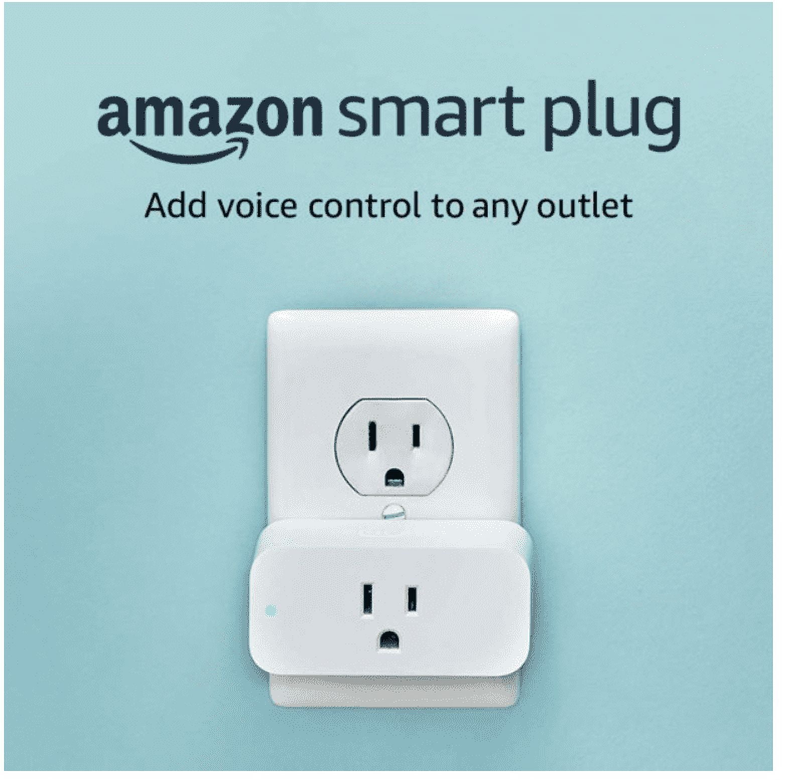 Exioty Smart Plug, Works with Alexa Only, Simple to Set Up with One Voice  Command, Voice Control, Remote Control, Timer & Schedule & Group  Controller