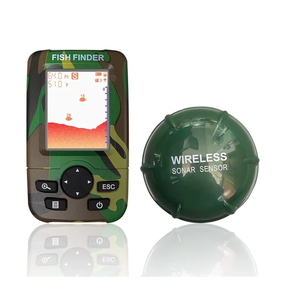 Smart Portable Fish Finder for Boat , Waterproof Handheld Locator