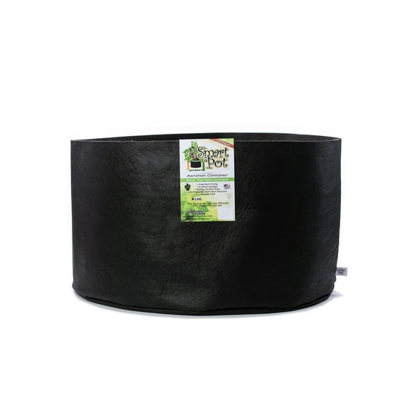 Smart Pot 100-Gallon Soft-Sided Growing Container, Black