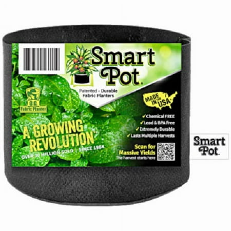 Smart Pot 1001 1 Gallon Multi-Purpose Black Fabric Container Grower Planter Pot - Quantity of 24