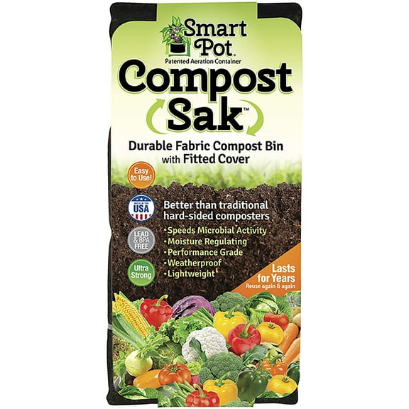 SMART POT Compost Sak w/Fitted Cover