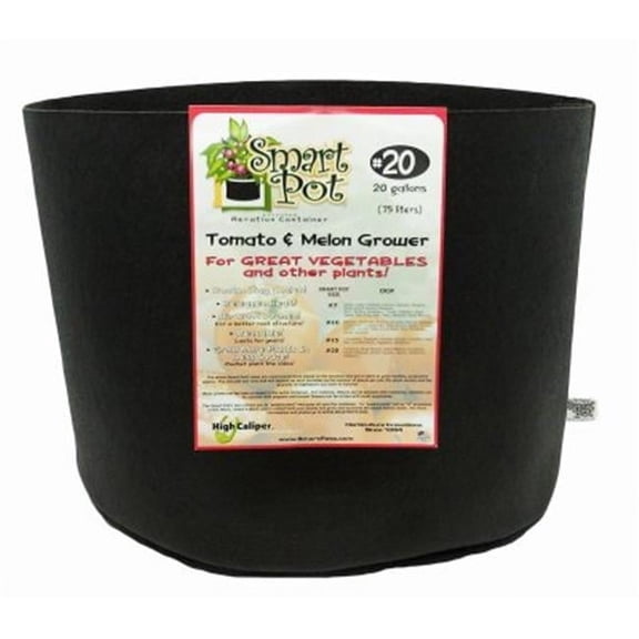Smart Pot Tomato & Melon Container Garden, Black Fabric, 20-Gallons
