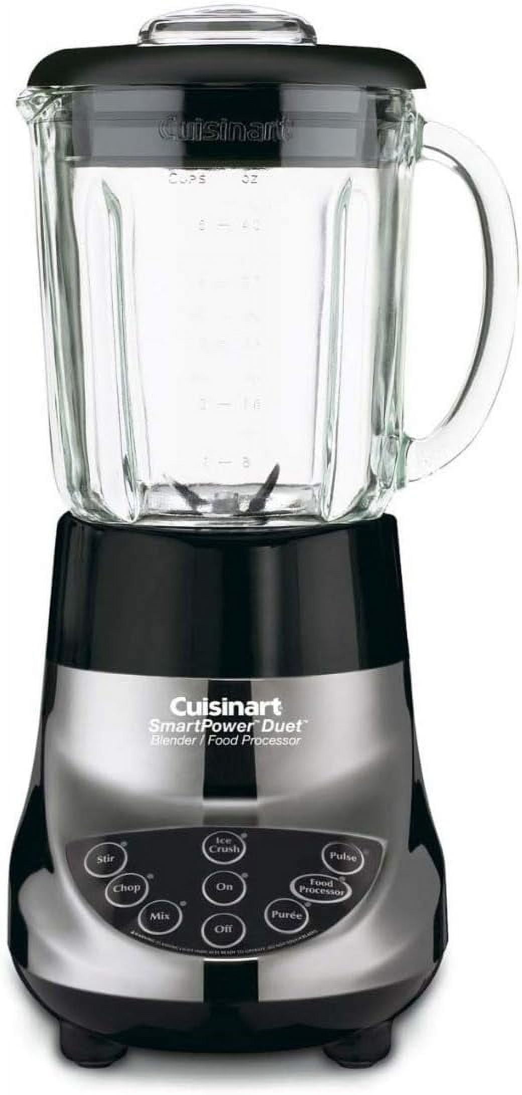 Smart Power Duet Blender/Food Processor, Brushed Chrome, 3 cup - Walmart.com