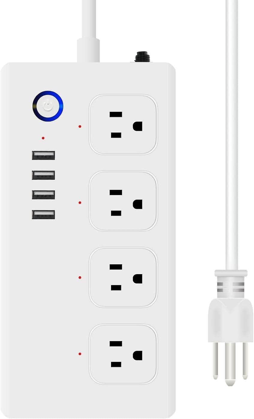 Smart Power Strip, Smart Plug Surge Protector with 4 Individually