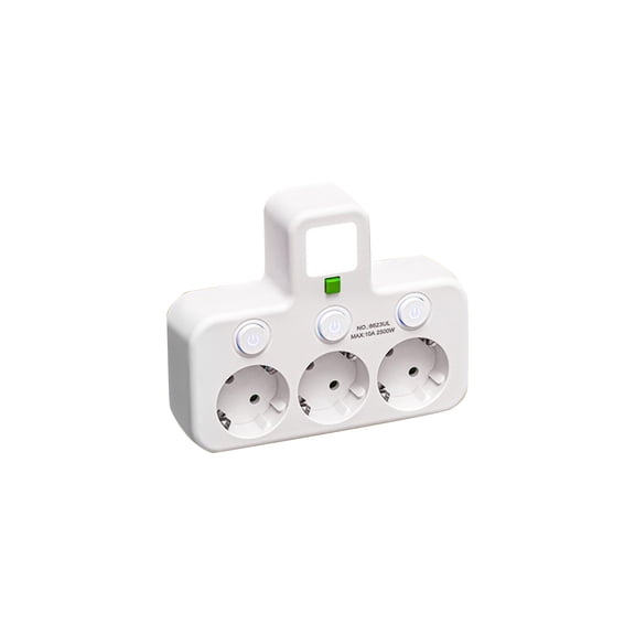 Smart Power Strip with USB Ports,Tower Power Strip with Individual Switches, Multiple Power Outlets and USB Ports, 2500 W, Charging Station for Multiple Devices, for Office, Dorm