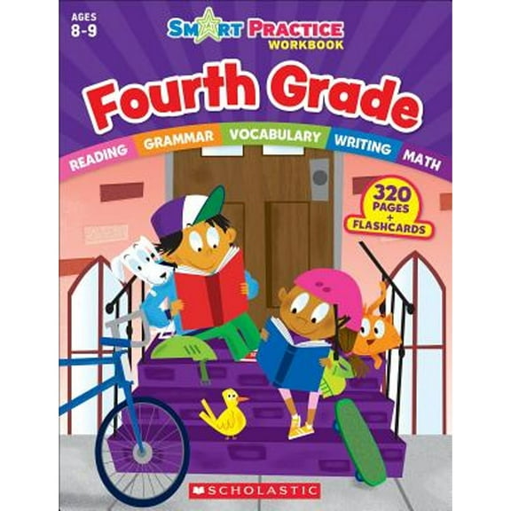 Pre-Owned Smart Practice Workbooks Smart Practice Workbook: Fourth Grade, (Paperback)