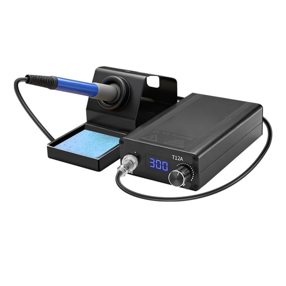 Smart Precision SMD Soldering Station T12A T12B, Quick-Heating Intelligent Iron Kit with LCD Display ,Repair Gear