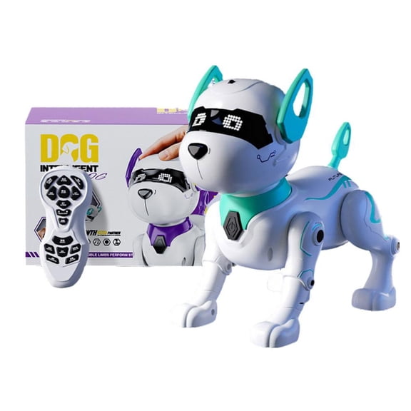 Smart Programmable Remote Control Robot Dog Toy for Kids, Dancing, Singing, Gesture Sensing Puppy Interactive Learning & Stunt Toy Gift for Boys and Girls