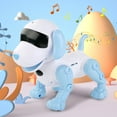 thumbnail image 1 of Smart Programmable Robot Dog with Remote Control, Singing & Dancing Interactive Pet Toy, STEM Educational Toy for Kids Ages 6+ Blue, 1 of 9