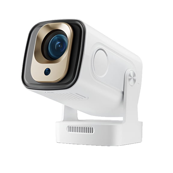 Smart Projector with Auto Focus, 4K Support, 130" Screen, Google Voice Control,Home Theater