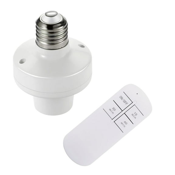 Smart Remote Control Light Socket E27 Bulb Socket Adapter, Bluetooth Smart Lamp Holder, APP Remote Control Timing Delay