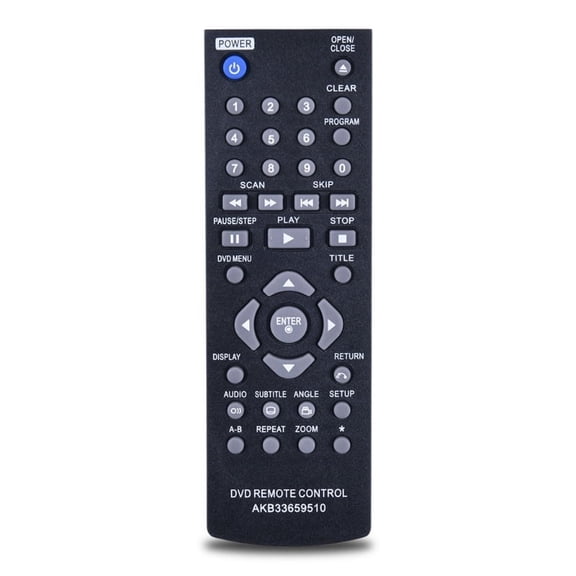 Smart Remote Controller Replacement Remote Control for DVD Player DVX390 DP122 DVX440 DP520 DP522 DVX452 DVX450