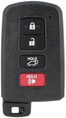 OEM Electronic Toyota Smart Key Fob Remote - 4 Button (Lock/Unlock/Trunk/Panic) - FCC HYQ14FBA, P/N 89904-06140