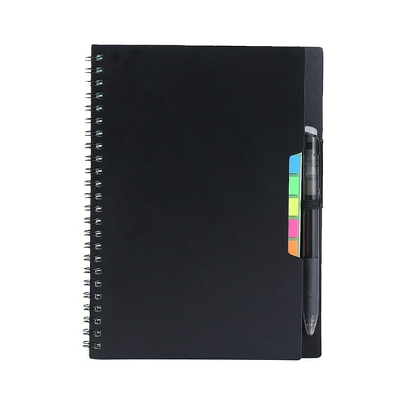 Smart Reusable Notebook, Erasable & Digitally Connected Notebook Set, 8.5x6.1in Stone Paper Notebook, Scrubable Planner & Notepad for Office Study, Eco-Friendly Reusable Notebook