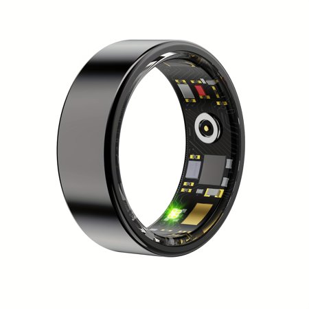 Smart Ring Men Smart Ring Health Rings Sleep Tracking Wearable Fitness Tracker Black