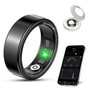 TIKLAND Smart Ring, men's and women's smart rings, smartwatch with 5ATM Waterproof /Fitness Tracker/activity tracker, Compatible with Android and iPhone(US 7)