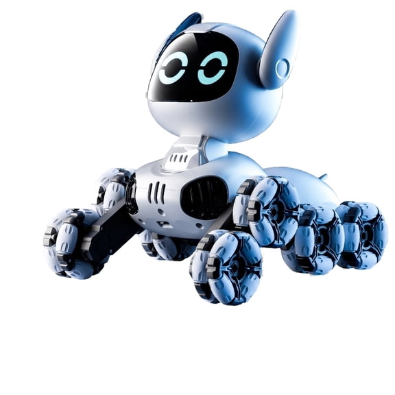 Smart Robot Dog, Interactive Puppy with 30 LED Expressions, Programmable Play, 2.4 GHz Remote & Gesture Control, Toy A One Size