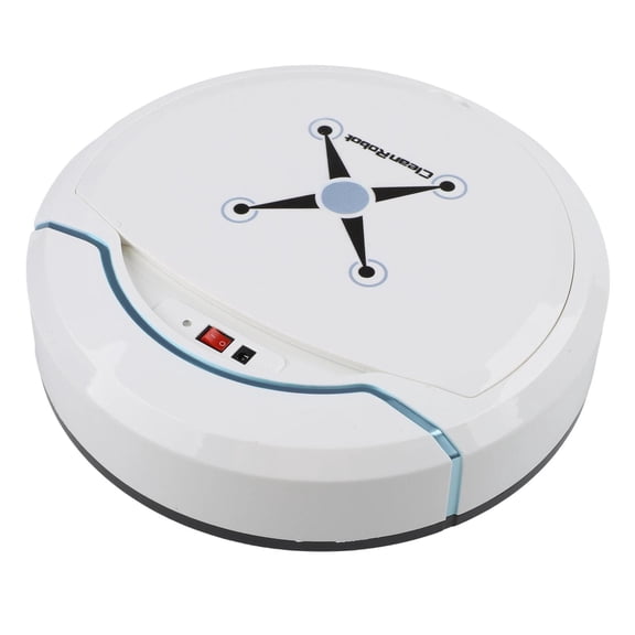 ：Smart Robot Vacuum Cleaner With Automatic Sweeping For Carpets And Hard Floors, Rechargeable Li-ion Battery, Low Noise, USB Charging, Efficient Dust Removal And Pet Hair Cleaning,(White)