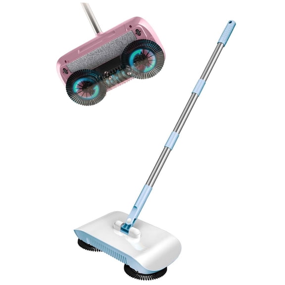 Smart Robot Vacuum Cleaner, Manual Push Floor Sweeper, 2 in 1 Hand Push Sweeper and Broom, Non Electric Hard Floor Sweeper for Home Kitchen Office