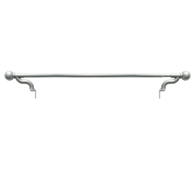Smart Rods Adjustable Tension Single Curtain Rod, 28