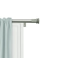 thumbnail image 1 of Smart Rods No Measuring Easy Install Adjustable Drapery Window Rod, 48 to 120 in., with Cap Finials, Brushed Nickel, 1 of 9