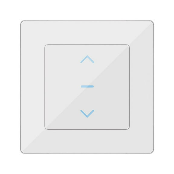 Smart Roller Shutter Switch With Overload Protection, Flame-Retardant ABS, Custom Schedule, For Tuya/For Smart Life/App, 2.4GHz Wireless, For Motorised Curtains And Blinds(white)