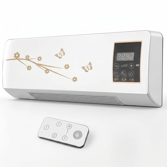 Smart Room AC Unit with Remote Control & 24H Timer, Whisper-Quiet Ductless Air Conditioner for Bedroom, Garage, and RV, Covers Up to 450 Sq. Ft.