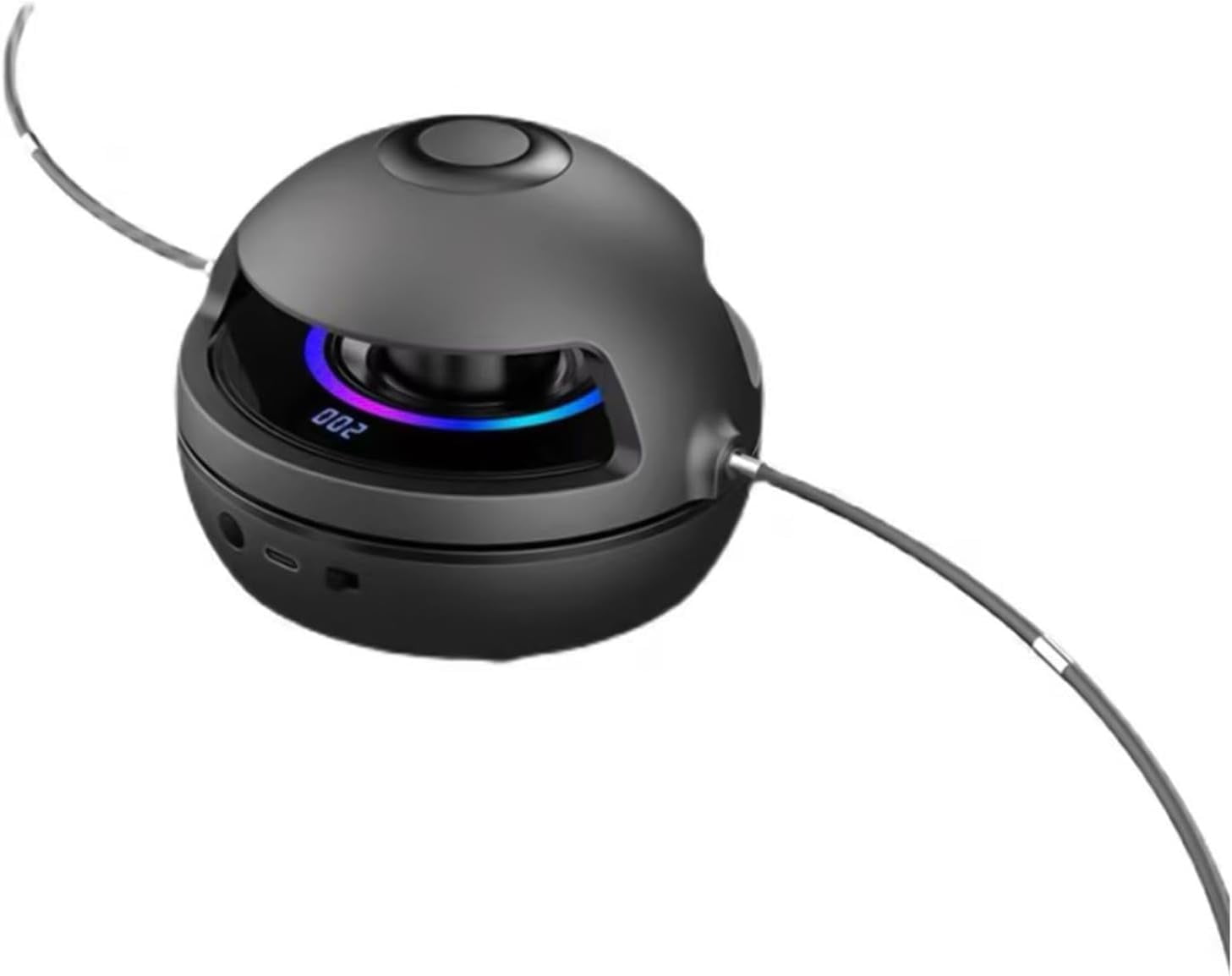 Smart Rope Skipping Machine with 10 Speed Adjustable Music Bluetooth Remote Control Atmosphere Lighyt LED Display Count Function for Adults Kids Exercises Fitness Entertainmen