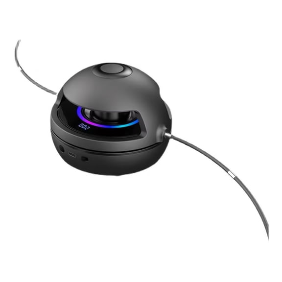 Smart Rope Skipping Machine with LED Lights, Cordless Rope Skipping & Ropeless Rope Skipping for Kids & Adults, Bluetooth Music & Remote Control
