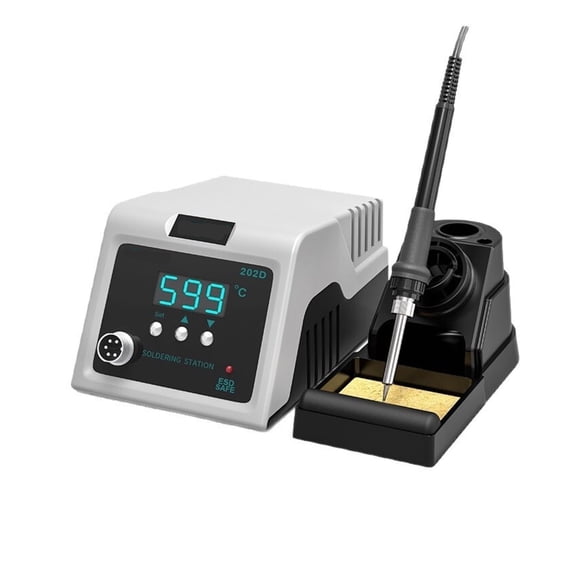Smart SMD Soldering Station 202D, High-Power Constant Temperature Iron Kit with Digital DisplayX