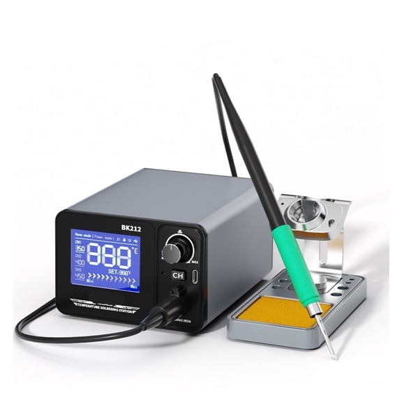 Smart SMD Soldering Station BK212, 180W Adjustable Iron Kit Compatible with C245 Heat Element