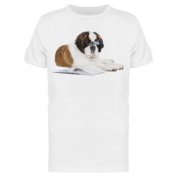 Smart Saint Bernard Dog Tee Men's -Image by Shutterstock
