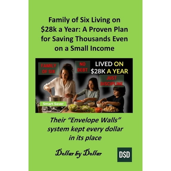 Smart Saver Saturday - Frugal, Saving Ti Family of Six Living on $28k a Year: A Proven Plan for Saving Thousands Even on a Small Income: Their "Envelope Wal, (Paperback)