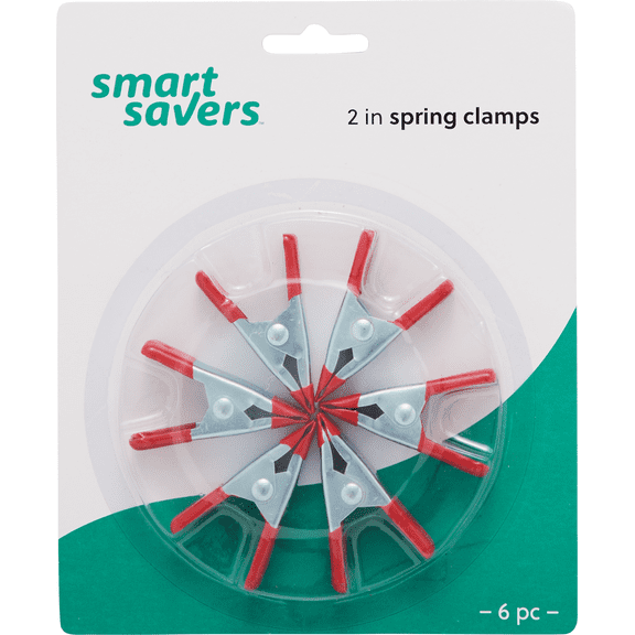 Smart Savers 2 In. Spring Clamp Set - Pack of 12 Residential Use, Standard Application