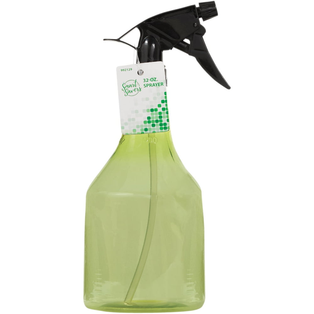 Noble Chemical 32 oz. Green Plastic Bottle / Sprayer - 12/Pack
