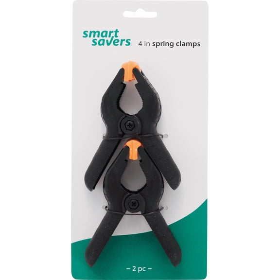 Smart Savers 4 In. Spring Clamp Set - Pack of 4 Residential Use, Standard Application