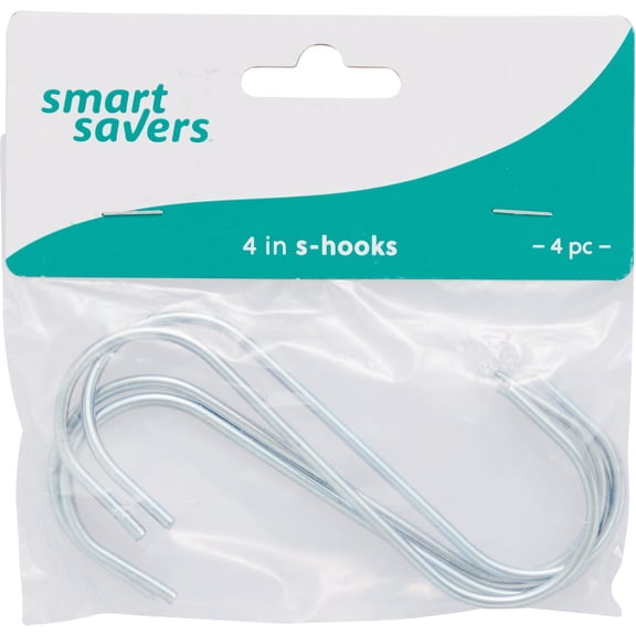 Smart Savers Open S Hook - Pack of 4