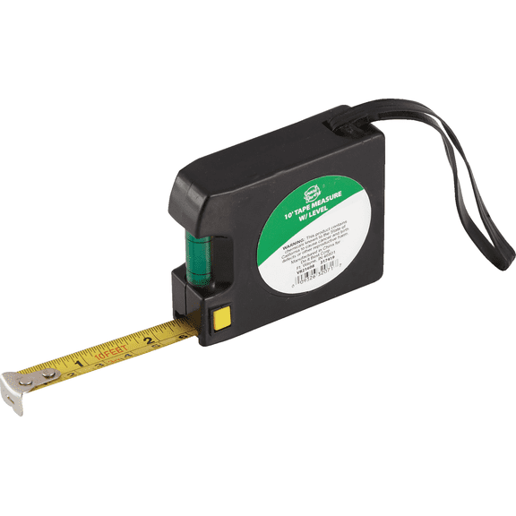 Smart Savers Tape Measure with Level - Single Pack Residential Use, Standard Application