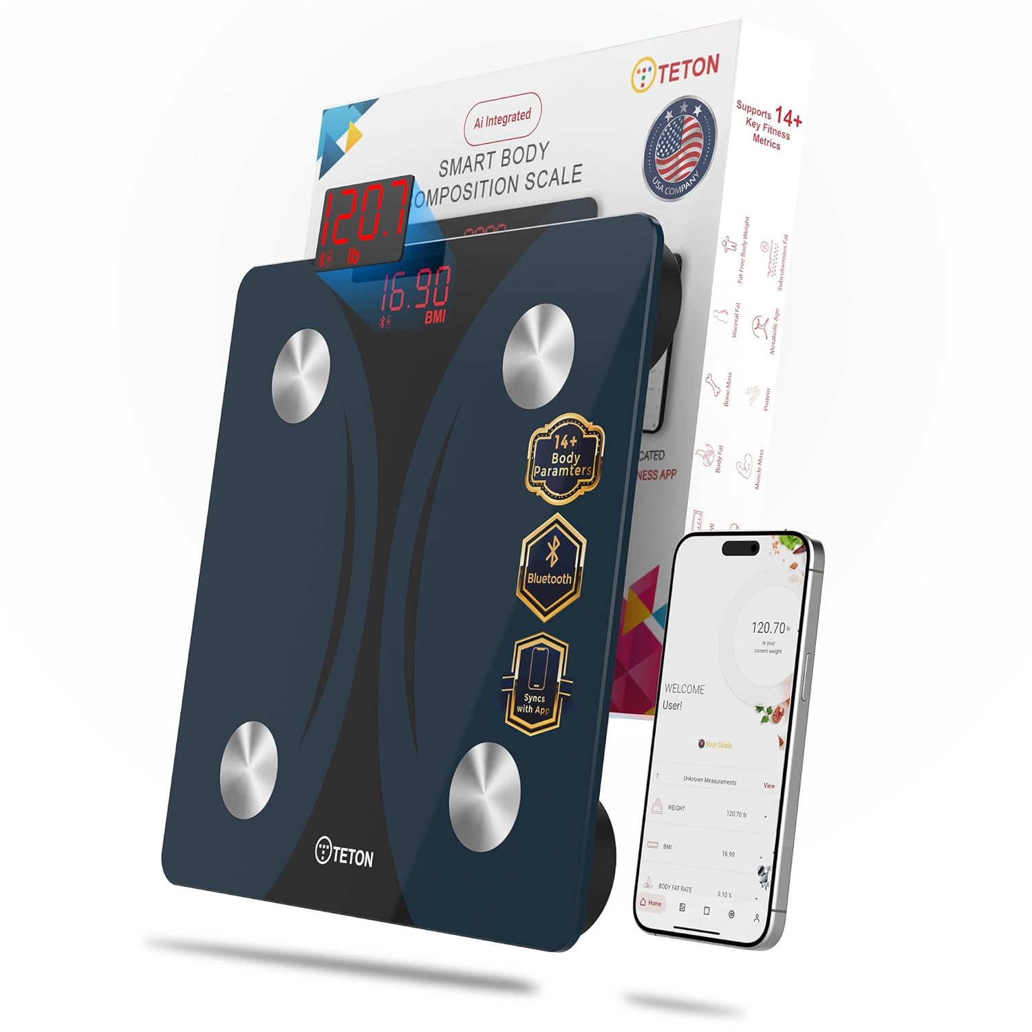 Smart Scale for Body Weight with ChatGPT Integration & FSA HSA Store