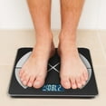 thumbnail image 1 of Smart Scale for Body Weight and Fat Percentage Accuracy Digital Bathroom Scale with LCD Display for BMI 24 Body Composition Analyzer Sync with Fitness App 397lbs, 1 of 9