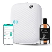 Smart Scent Air Machine Pro for Home, Waterless Essential Oil Diffuser, 400ML Diffuser with 100ML White Tea Essential Oil for Large Room and Commercial Use, Cover Up to 2000 Sq.Ft