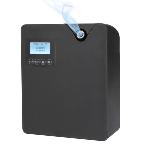 Smart Scent Air Machine, Professional Essential Diffuser With Nebulizing Tech For Home, 300 ML Oil Bottle, Quiet Scent Diffuser, Coverage Up To 2000 SQFT Of Fragrance, For Home, Hotel Black