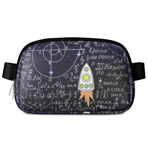 Smart Science Belt Bag – Perfect Fanny Pack for Classroom Use with Scientific Formulas & Lab-Inspired Prints