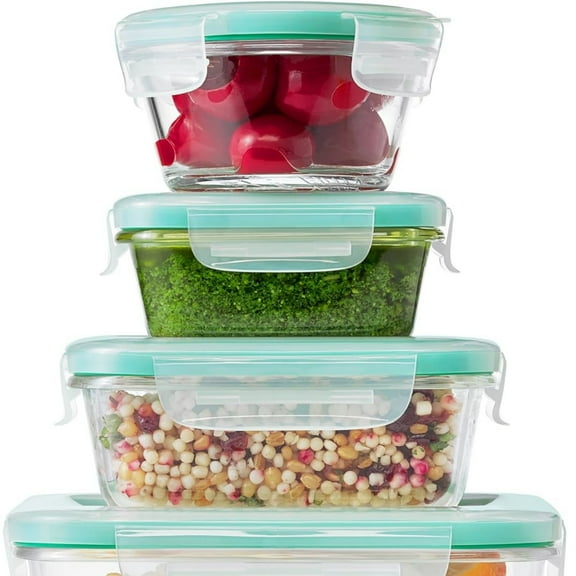 Smart Seal Airtight Container 12 Piece Glass Container Set
