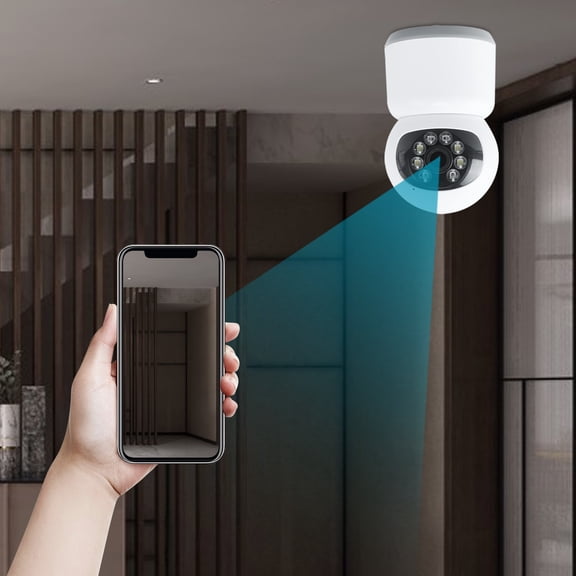 Smart Security Camera, 1080p HD Camera, 2.4GHz WIFI With Night Vision, 2-Way Audio, Motion Detection, Wifi Camera, Support Voice Monitoring and Intercom