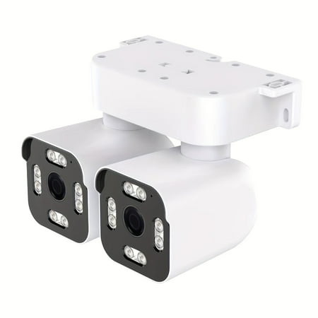 [Smart Security Camera] 8MP Smart Wireless Wifi Security Camera Outdoor | Dual Lens PTZ Surveillance, 360° Panoramic View, Full Color Night Vision, AI Motion Detection, Sound & Motion Alerts, Easy
