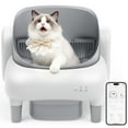 thumbnail image 1 of Smart Self-Cleaning Cat Litter Box – APP Control, Safety Sensors, Washable Removable Liner, Odor-Free & Low Maintenance, 1 of 10